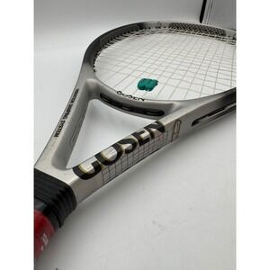 Gosen Twin Pro Tennis Racquet 28 Inch Twin Tube Vibration Damping Silver Black